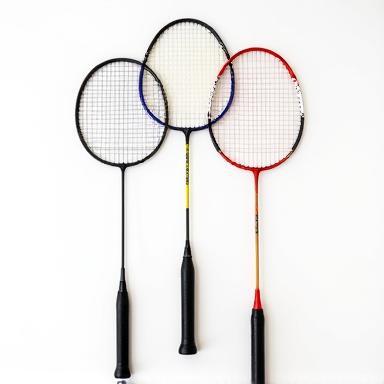 A selection of high-quality badminton rackets